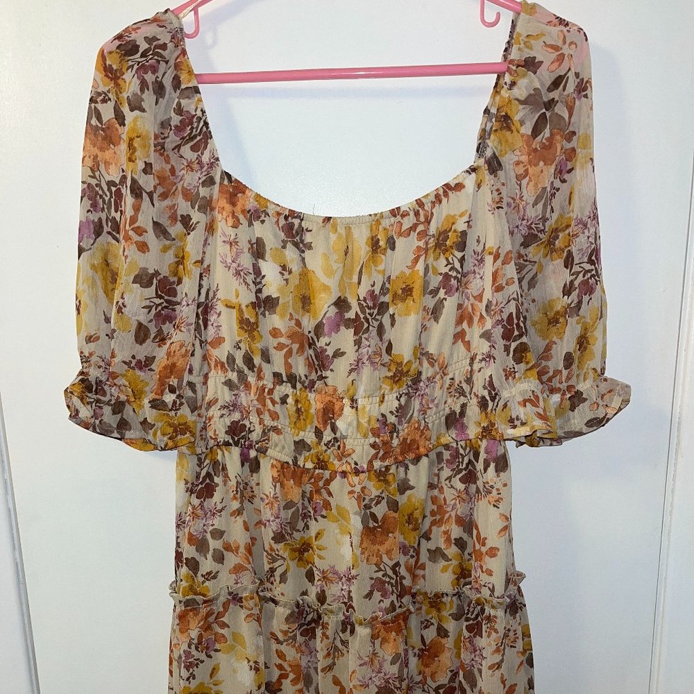 June & Ivy Floral Mini Dress